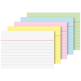 Karteikarten | A7, liniert, sortiert, 200 Stück